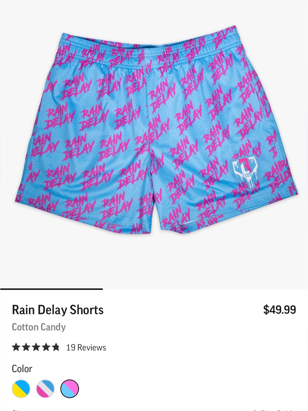 Baseball Lifestyle 101 mesh shorts